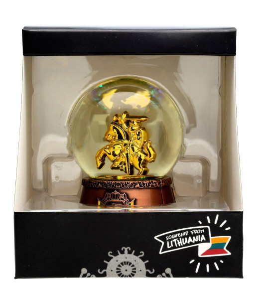 Snow Globe Lithuania with Vytis and Coat of Arms